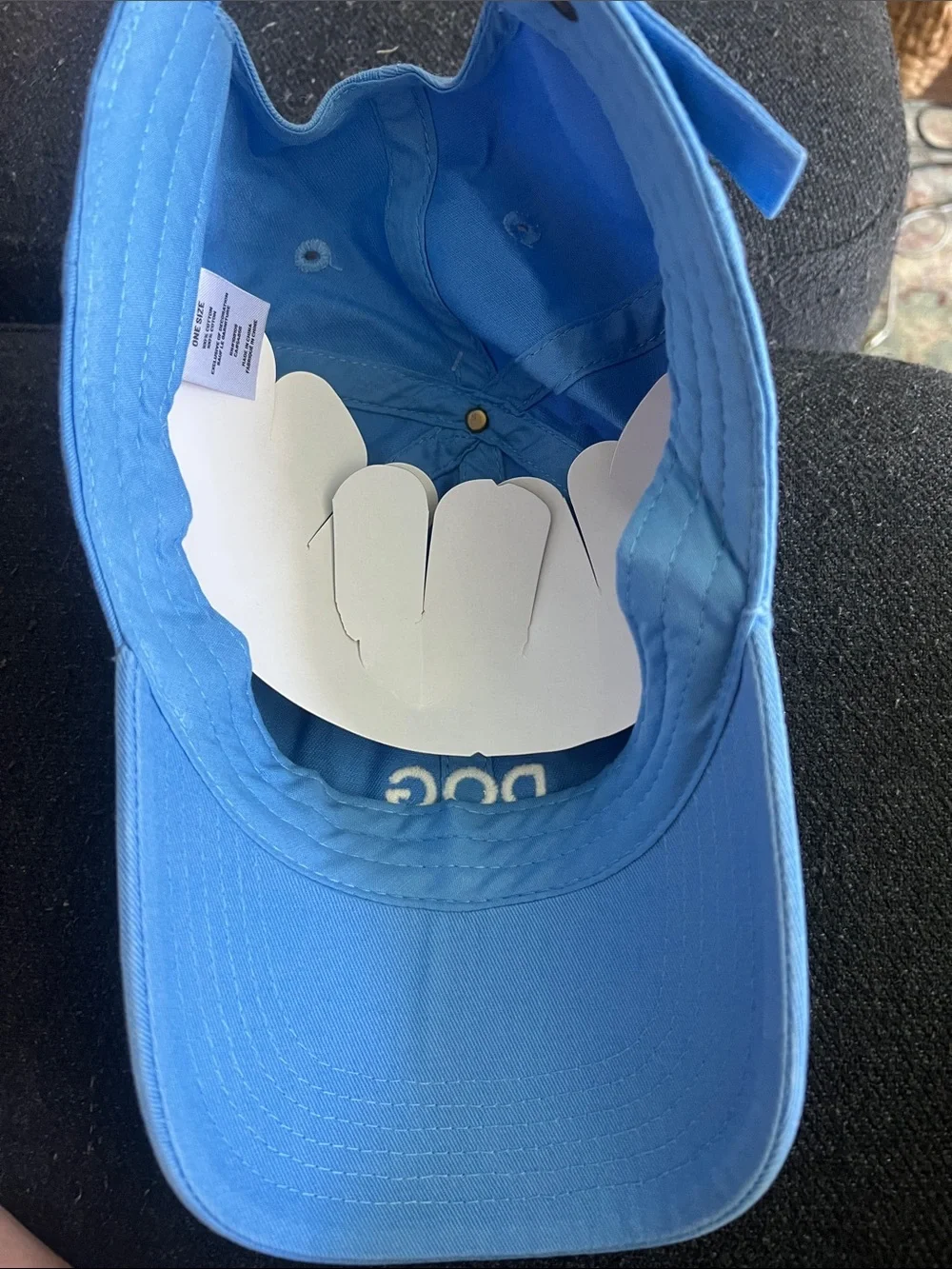 Life Is Good Blue 'DOG MOM' Baseball Cap